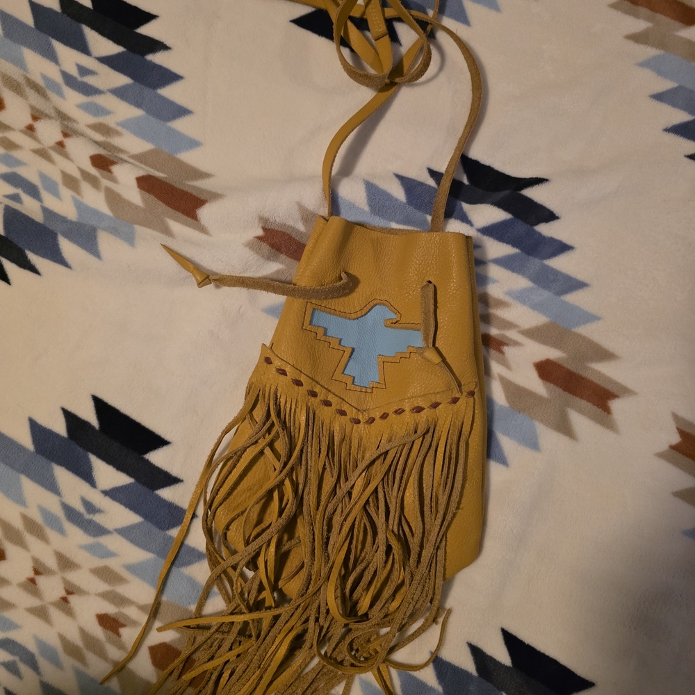 Saddle Tramp Crossbody Bag with Thinderbird